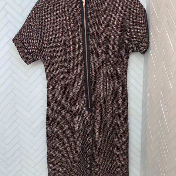 NWT JCrew Collection rose-gold tweed dress sz4 - Picture 2 of 4